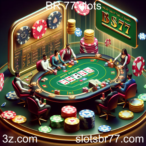 Atração dos Jogos de Mesa no BR 77 Slots